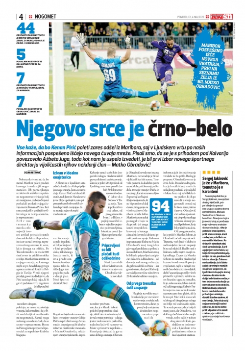 Matka Obradovića je snubil Maribor, vendar je rekel NE in ostal pri Muri. Matka Obradovića je snubil Maribor, vendar je rekel NE in ostal pri Muri.