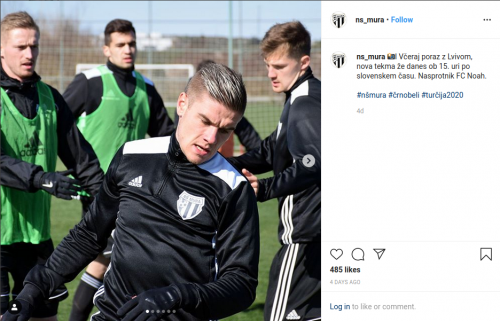 Luka Bobičanec na treningu v Turčiji. Luka Bobičanec na treningu v Turčiji.