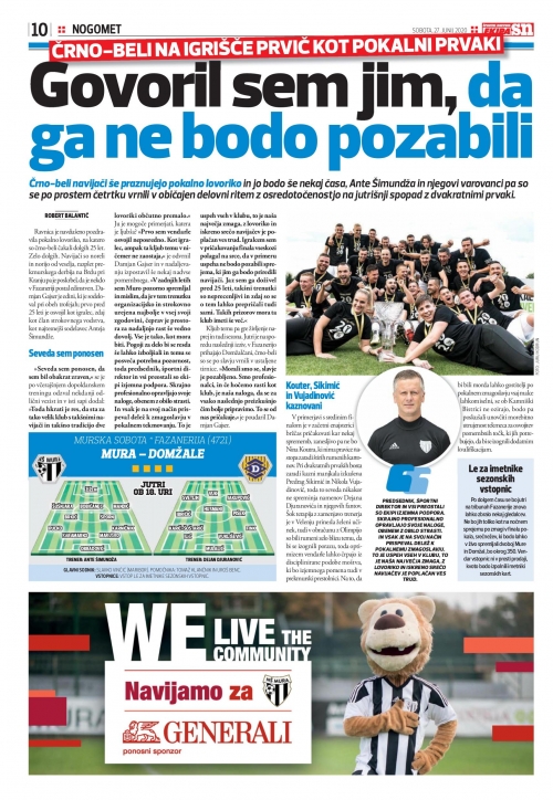Damjan Gajser je edini, ki je sodeloval pri obeh lovorikah Mure (1995 in 2020). Damjan Gajser je edini, ki je sodeloval pri obeh lovorikah Mure (1995 in 2020).