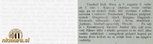 Volilna seja Football kluba Mura na kateri so izvolili vodstvo kluba. Volilna seja Football kluba Mura na kateri so izvolili vodstvo kluba.
