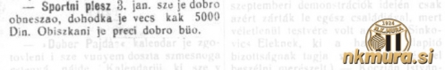 Na prvem športnem plesu so zbrali več kot 5000 dinarjev. Na prvem športnem plesu so zbrali več kot 5000 dinarjev.