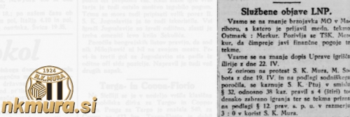 Ljubljanska nogometna podzveza tekmo registrirala s 3:0 za Muro. Ljubljanska nogometna podzveza tekmo registrirala s 3:0 za Muro.