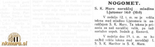 Aktivni so tudi naraščajniki Mure. Aktivni so tudi naraščajniki Mure.