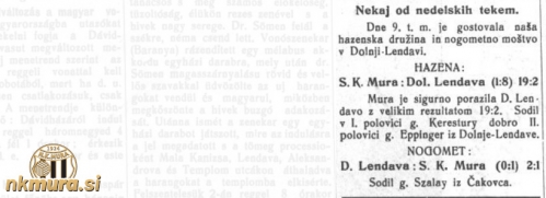 Skopo poročilo s prijateljske tekme v Lendavi.
