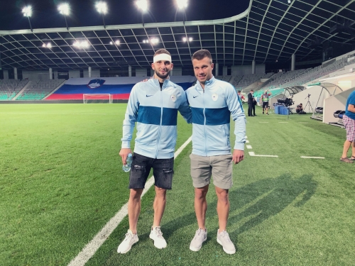 Nino Kouter (levo) in Damjan Bohar.