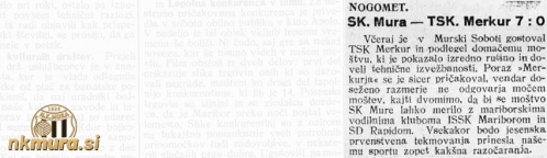 Mura je dosegla najvišjo zmago od svoje ustanovitve.