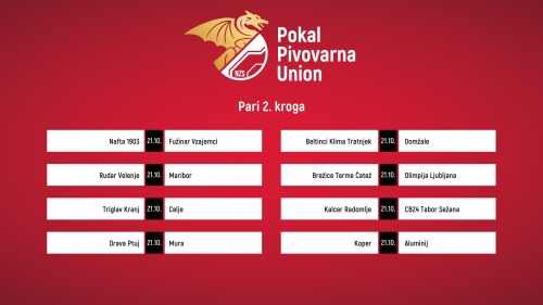Pari 2. kroga Pokala Pivovarne Union Pari 2. kroga Pokala Pivovarne Union