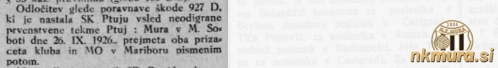 Ptuj je v Murski Soboti utrpel škodo za 927 dinarjev. Ptuj je v Murski Soboti utrpel škodo za 927 dinarjev.