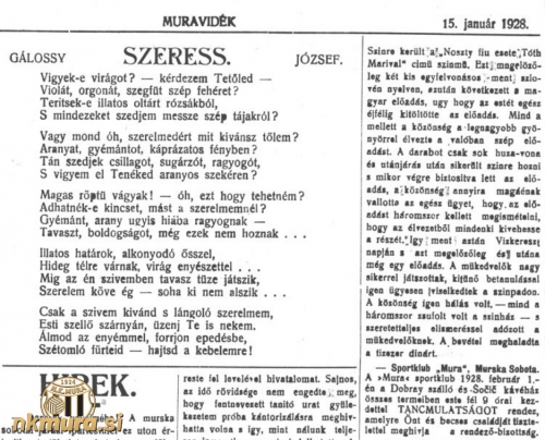Vabilo na plesni večer Mure.