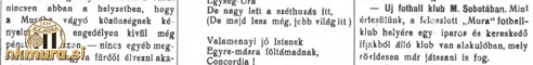 V Murski Soboti nastaja nov nogometni klub. V Murski Soboti nastaja nov nogometni klub.