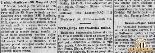 Tekmo med Muro in Mariborom so zaznamovali incidenti. Tekmo med Muro in Mariborom so zaznamovali incidenti.
