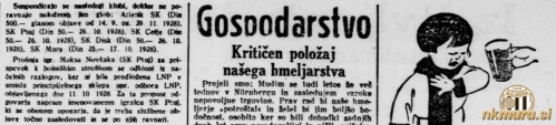 LNP je Muro suspendiral zaradi neplačila kazni.
