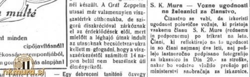 Člani SK Mure imajo popust pri vožnji z vlakom. Člani SK Mure imajo popust pri vožnji z vlakom.