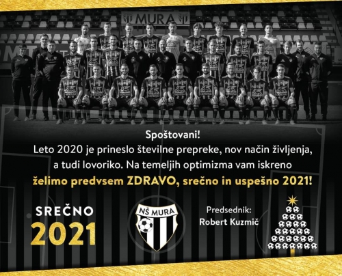 Voščilo NŠ Mure za leto 2021. Voščilo NŠ Mure za leto 2021.