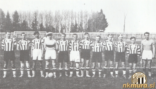 Fotografija je nastala 29. marca 1936, ko je Mura igrala prvo tekmo na Fazaneriji. Stojijo od leve: Nikolaj Horvat, Štefan Čagran, Anton Serec, Josip Kos, Ludvik Malačič, Oton Varga, Franc Schrimpf, Ivo Kardoš, Ivan Debelak, Jože Bosina, Geza Vogrinčič, dr. Nikolaj Pinter. Fotografija je nastala 29. marca 1936, ko je Mura igrala prvo tekmo na Fazaneriji. Stojijo od leve: Nikolaj Horvat, Štefan Čagran, Anton Serec, Josip Kos, Ludvik Malačič, Oton Varga, Franc Schrimpf, Ivo Kardoš, Ivan Debelak, Jože Bosina, Geza Vogrinčič, dr. Nikolaj Pinter.