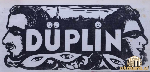 Izsek iz naslovnice humorističnega časopisa Düplin, ki je izšel leta 1941.