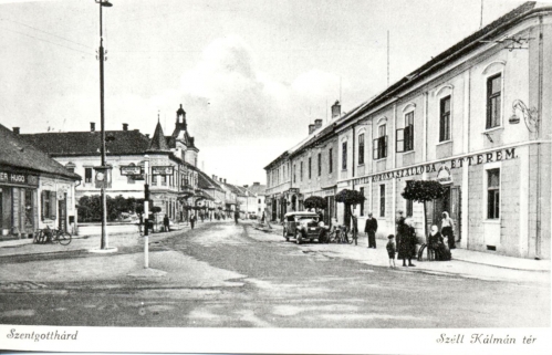 Hotel Korona v Monoštru je bil leta 1941 prizorišče druženja nogometašev Mure in Szentgotthárda.