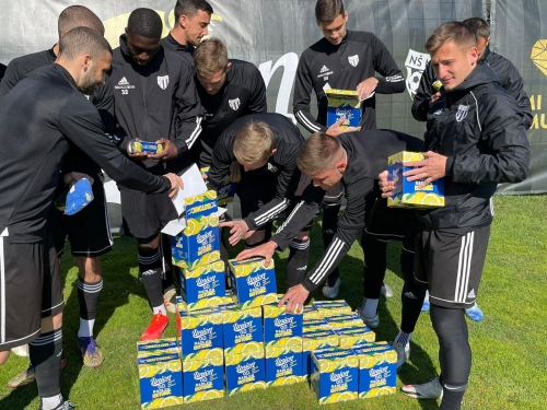 Nogometaši Mure so preizkusili brezalkoholni Radler.