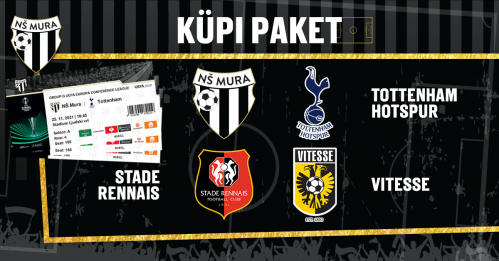 Uradna grafika NŠ Mura ob prodaji paketa vstopnic za Evropsko konferenčno ligo. Uradna grafika NŠ Mura ob prodaji paketa vstopnic za Evropsko konferenčno ligo.