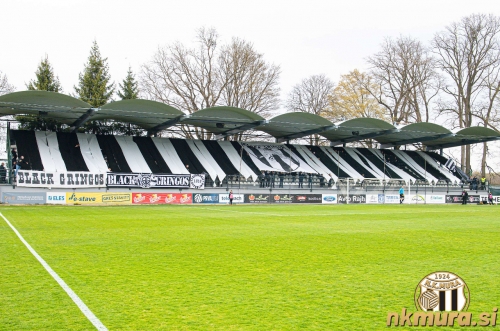 Koreografija Black Gringosov pred pričetkom tekme Mura : Koper, 3. aprila 20212