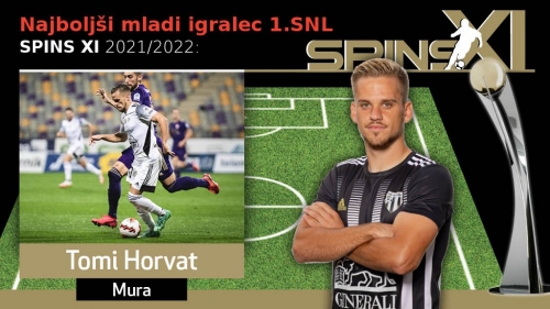 Tomi Horvat je najboljši mladi igralec 1. SNL v sezoni 2021/22. Tomi Horvat je najboljši mladi igralec 1. SNL v sezoni 2021/22.