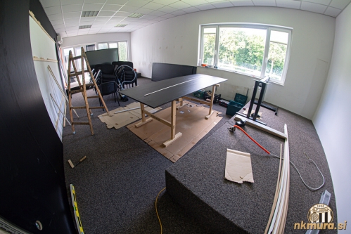 Nov videz bo dobila tudi sejna soba, ki bo postala press center.