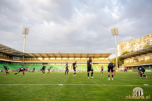 Trening Mure na stadionu Zimbru. Trening Mure na stadionu Zimbru.