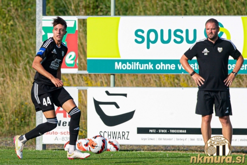 Tarik Bagola in trener Damir Čontala. Tarik Bagola in trener Damir Čontala.