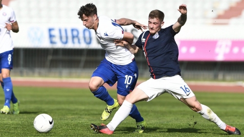 Ivan Šarić v dresu Hajduka. Ivan Šarić v dresu Hajduka.