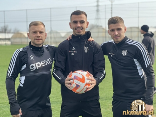 Domantas Šimkus, Leard Sadriu in Amar Beganović. Domantas Šimkus, Leard Sadriu in Amar Beganović.