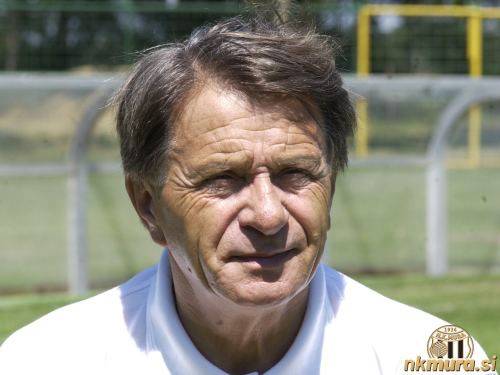 Miroslav Blažević kot trener Mure. Miroslav Blažević kot trener Mure.