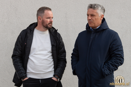 Oba trenerja - Damir Čontala in Oliver Bogatinov.