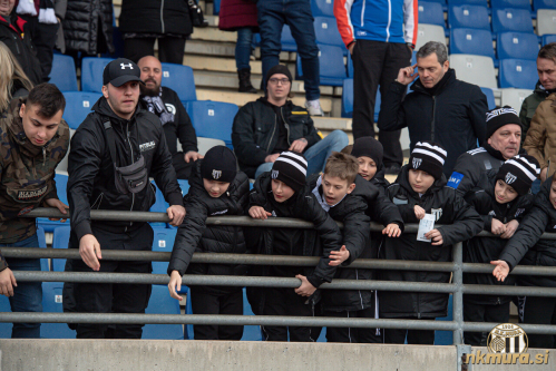 Navijači Mure v Ljubljani.