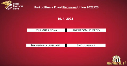 Murašice se bodo za finale pokala pomerile z Radomljankami. Murašice se bodo za finale pokala pomerile z Radomljankami.