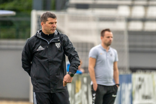 Amir Karić kot trener Mure. Fotografija je nastala 19. aprila 2023. Amir Karić kot trener Mure. Fotografija je nastala 19. aprila 2023.