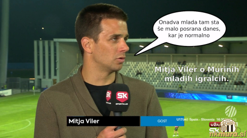 Nekdanji slovenski reprezentant Koprčan Mitja Viler je med polčasom tekme Koper : Mura (20. maj 2023), Murine mladce označil za "posrance". Spomnimo - "posranci" so na koncu premagali Koper. Nekdanji slovenski reprezentant Koprčan Mitja Viler je med polčasom tekme Koper : Mura (20. maj 2023), Murine mladce označil za "posrance". Spomnimo - "posranci" so na koncu premagali Koper.