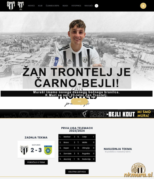 Osma izdaja spletne strani je luč sveta ugledala 15. julija 2023. Osma izdaja spletne strani je luč sveta ugledala 15. julija 2023.