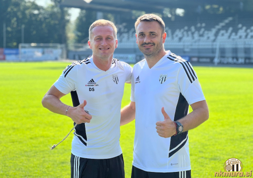 Pomočnika Vladimirja Vermezovića. Darjan Slavic in Slaven Kovačević. Pomočnika Vladimirja Vermezovića. Darjan Slavic in Slaven Kovačević.