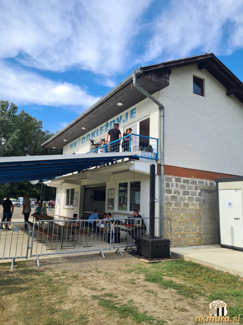 Pogled na slačilnice NK Dokležovje. Pogled na slačilnice NK Dokležovje.