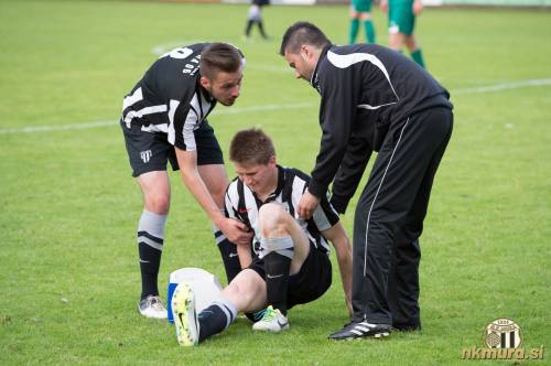 Poškodba Leona Šeruge.