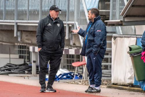 Trenerja Bojan Jančar in Sandi Bauer. Trenerja Bojan Jančar in Sandi Bauer.