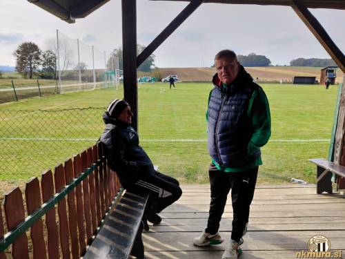 Predstavnika obeh klubov. Miran Rantaša (levo) in Feri Nemec.