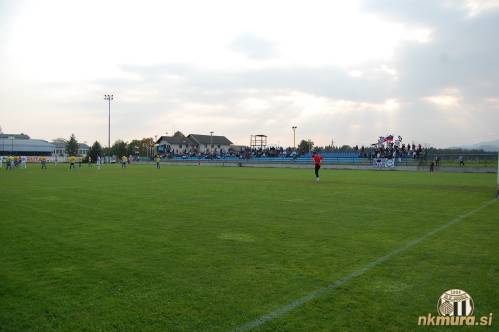 Pogled na stadion Šenčurja. Pogled na stadion Šenčurja.