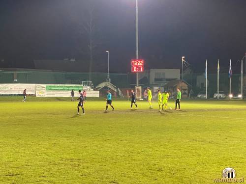 V drugem polčasu pri rezultatu 0:1. V drugem polčasu pri rezultatu 0:1.