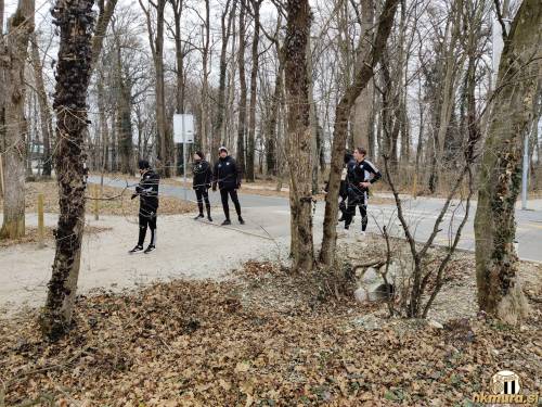 Nabiranje kondicije v rekreacijskem parku Fazanerija. Nabiranje kondicije v rekreacijskem parku Fazanerija.