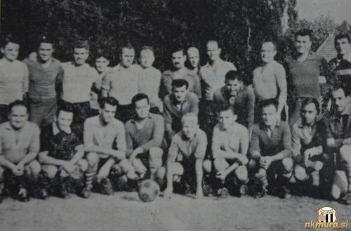 Skupinska fotografija old boysov Sobote in Nafte. Fotografija je nastala 14. septembra 1963. Skupinska fotografija old boysov Sobote in Nafte. Fotografija je nastala 14. septembra 1963.