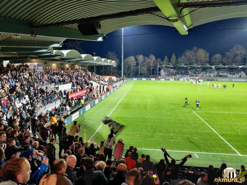 Pogled na zelenico Fazanerije po koncu tekme.