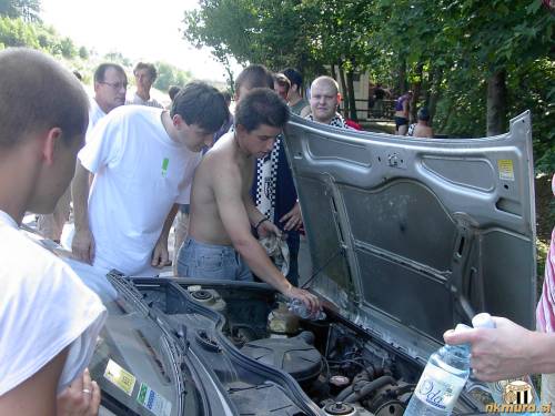 Avto je skoraj "zaküjo".