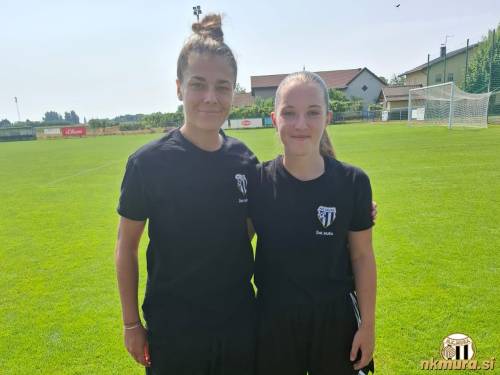 Sara Makovec (levo) je že opravila prvi trening z murašicami. Zraven nje je ena najbolj obetavnih mladih igralk Mure Lana Kavaš. Sara Makovec (levo) je že opravila prvi trening z murašicami. Zraven nje je ena najbolj obetavnih mladih igralk Mure Lana Kavaš.