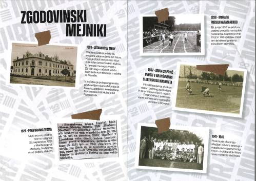 Brošura ob 100-letnici Mure. Brošura ob 100-letnici Mure.